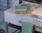 Striped Hand Towel for Bath & Kitchen