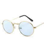 Stylish Round Sunglasses Vintage Design Oval Sunglasses For Women Luxury Circle Shaped Glasses For Women Anti-reflective Fashion Eyeglasses