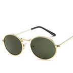 Stylish Round Sunglasses Vintage Design Oval Sunglasses For Women Luxury Circle Shaped Glasses For Women Anti-reflective Fashion Eyeglasses