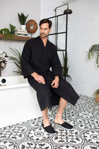 Waffle Bathrobe for Men