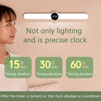 Table Lamp Table Clock USB Lamp Magnetic Led Desk Lamp Study Office Light Rechargeable Bedroom Bedside Children Lamp Decorative Table Lamp Cute Study Lamps for Bedroom Décor