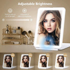 10X Magnifying Mirror with Adjustable Lighting- Travel or Home use