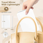 10X Magnifying Mirror with Adjustable Lighting- Travel or Home use