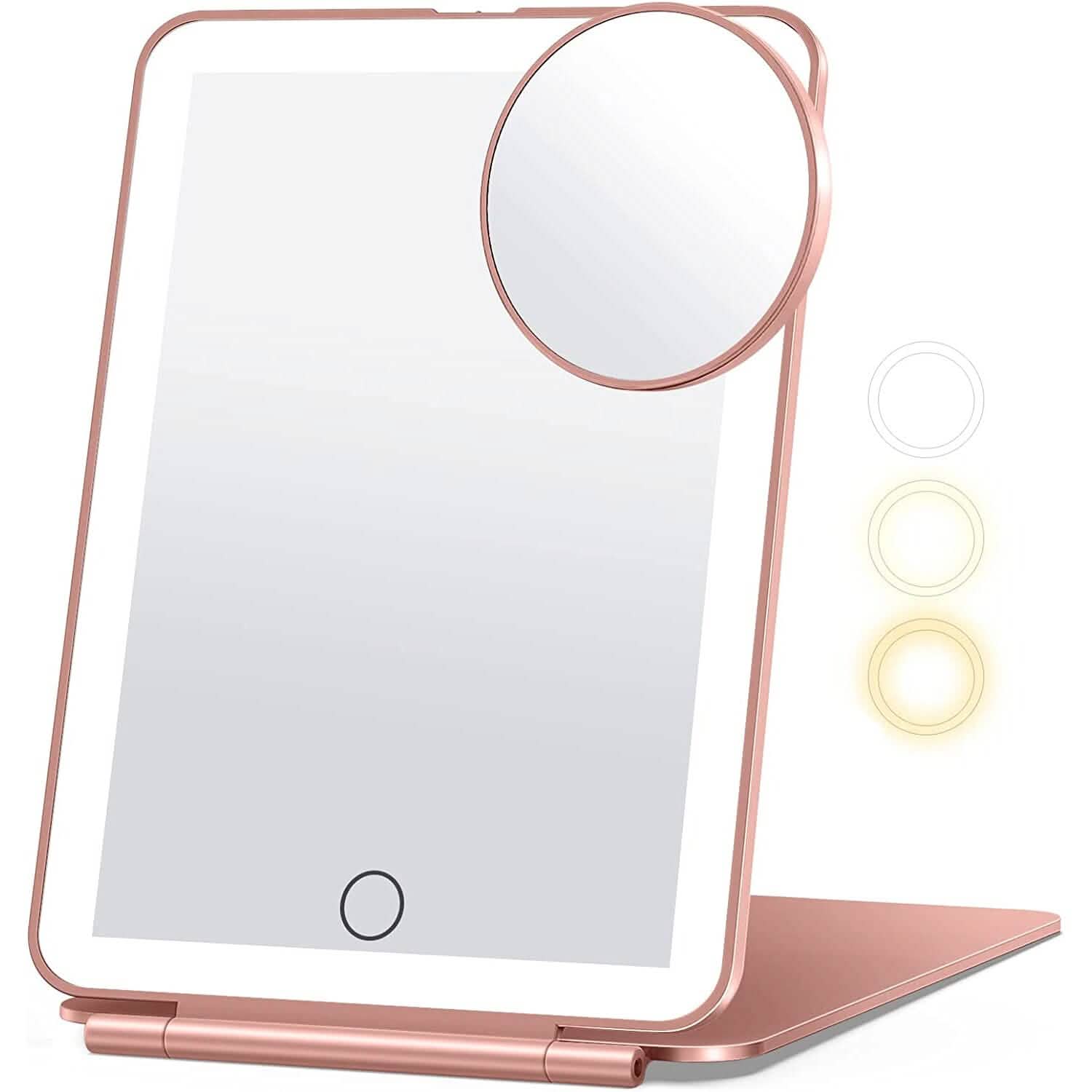 10X Magnifying Mirror with Adjustable Lighting- Travel or Home use