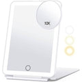 10X Magnifying Mirror with Adjustable Lighting- Travel or Home use