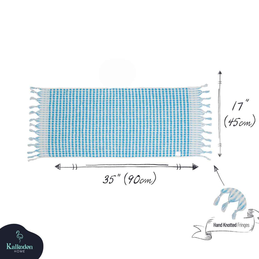 Turkish Cotton Pom Pom Hand Towel