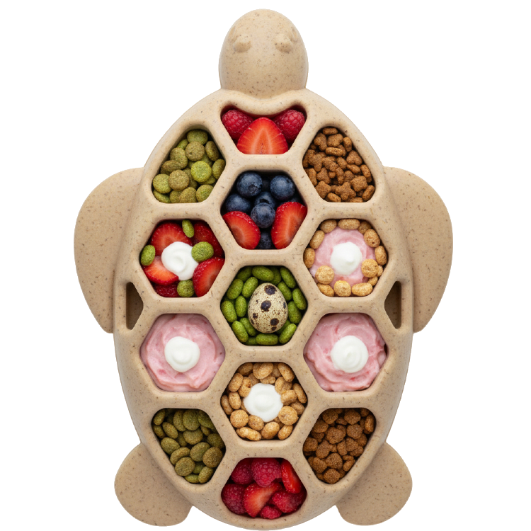 Turtle Chew Toy - Ultra-Durable Nylon Enrichment, for Power Chewers