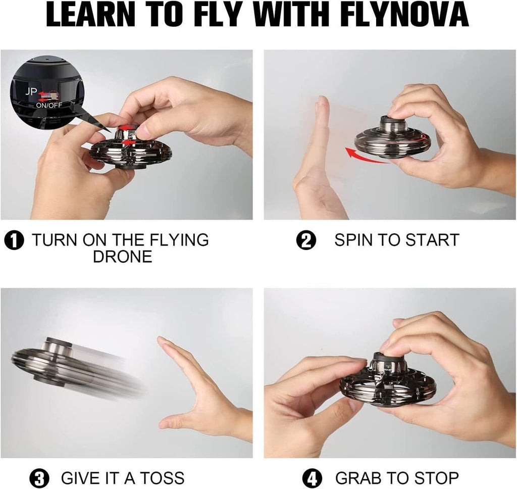 Rechargeable UFO Flying Spinner Drone Fidget Spinner Toy