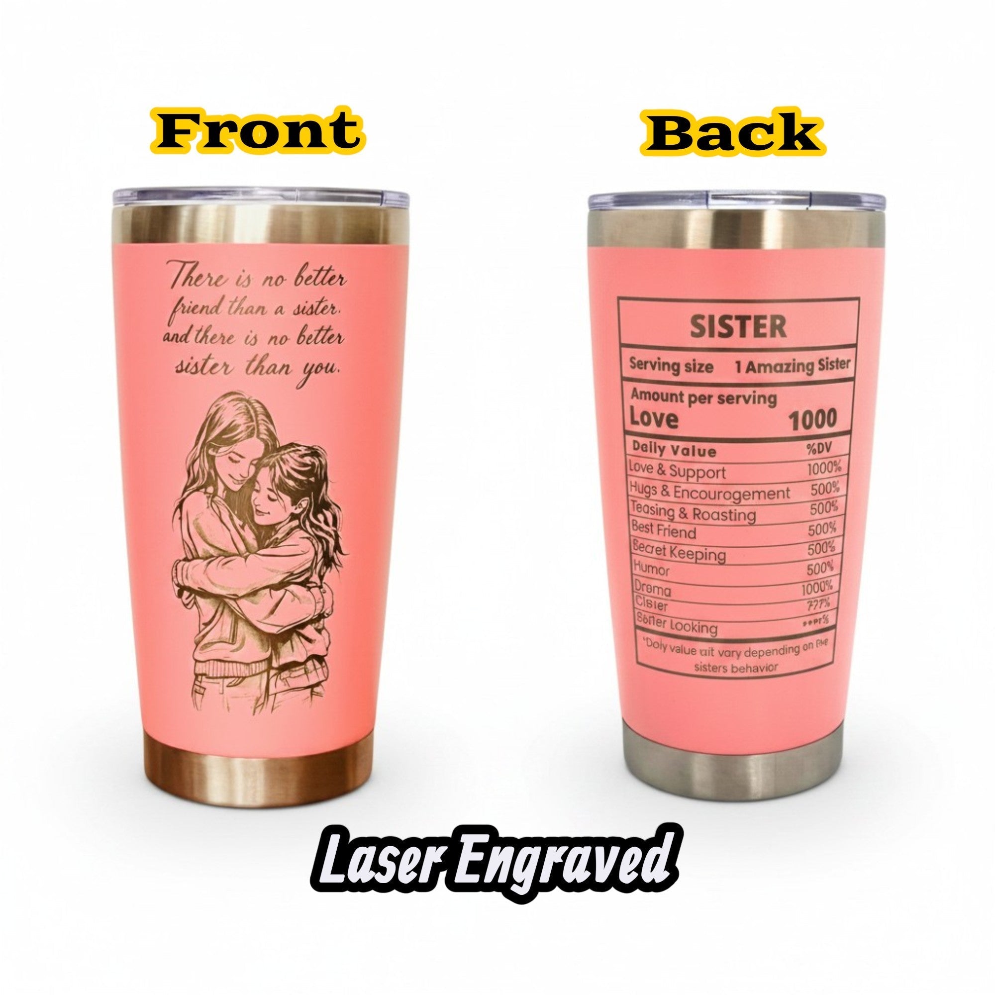 Chic Sister 20oz Insulated Stainless Steel Tumbler