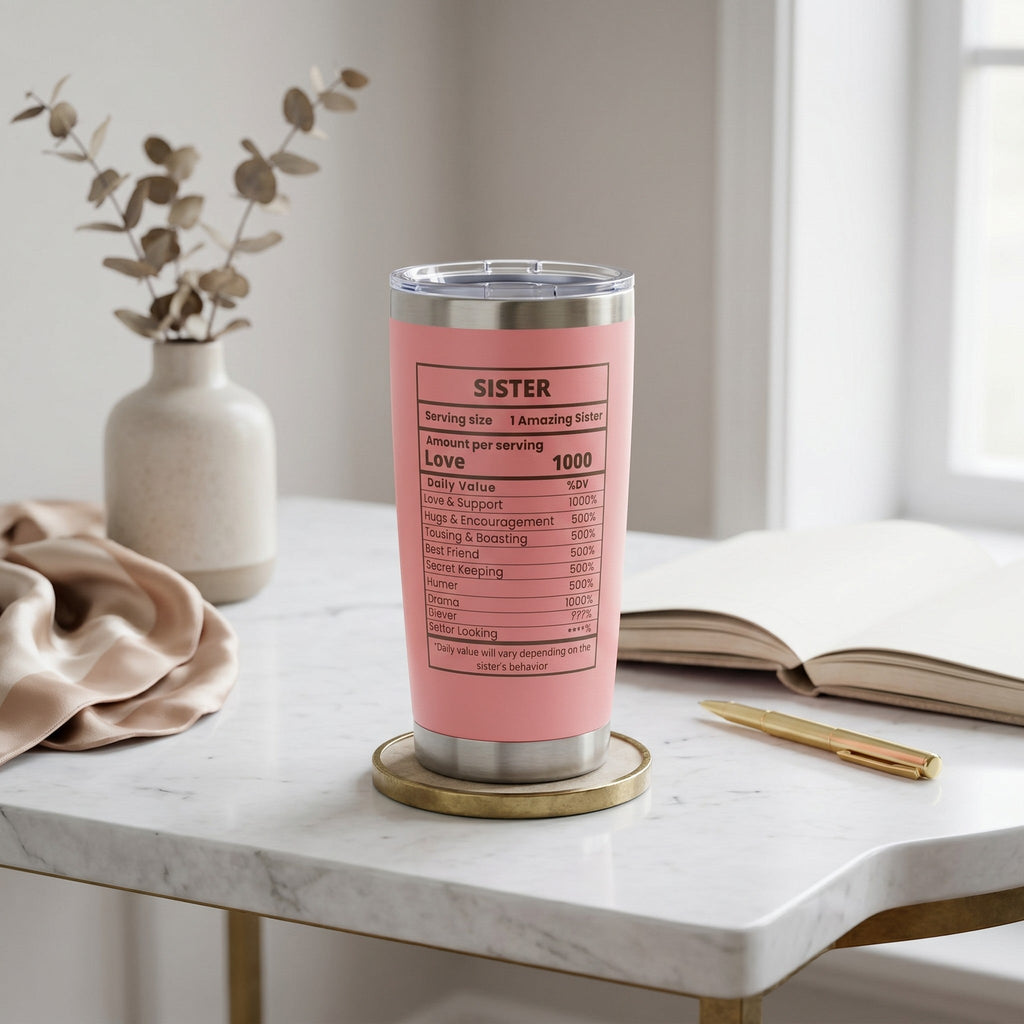 Chic Sister 20oz Insulated Stainless Steel Tumbler