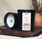 Vanilla & Sandalwood Scented Candle