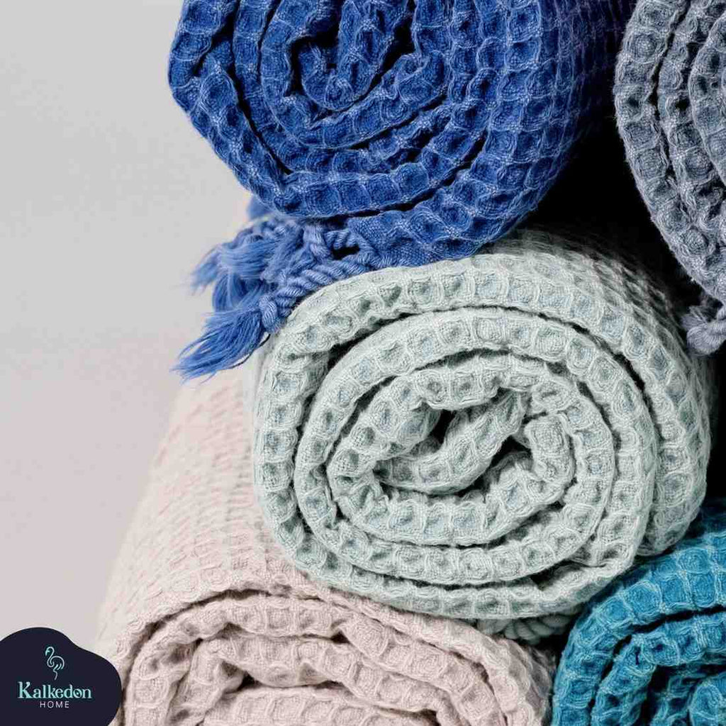 Waffle Turkish Cotton Towel or Towel Set