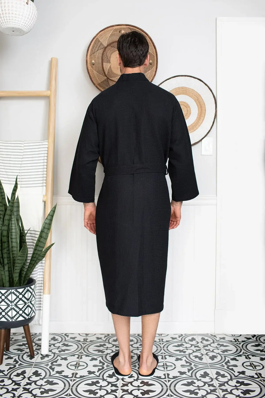 Waffle Bathrobe for Men