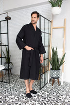 Waffle Bathrobe for Men