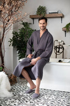 Waffle Bathrobe for Men