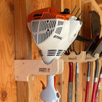 Weed Wacker Organizer Rack -Stud Mounted