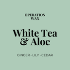 White Tea & Aloe Scented Candle