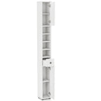 Freestanding Tall Slim Bathroom Cabinet with Drawer and Adjustable Shelves 71 Inches