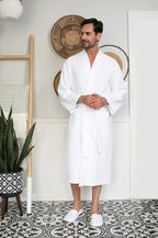 Waffle Bathrobe for Men