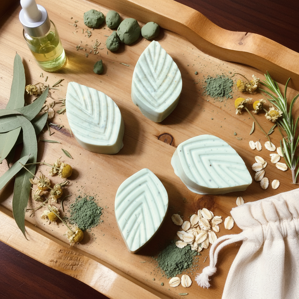 SynEb French Green Clay - Mini Detox Soap - The Clay Collection