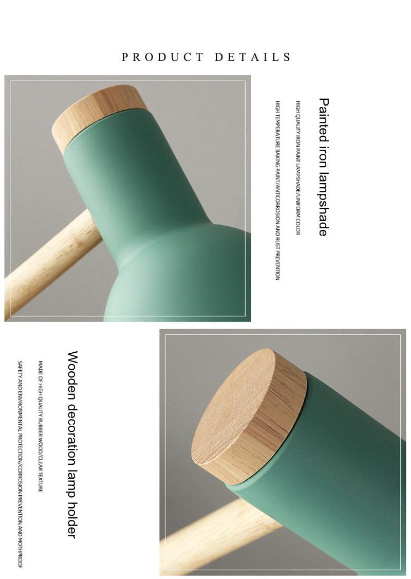 Wooden Nordic LED Desk Lamp