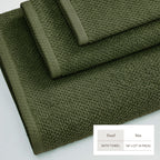 Cotton Textured Bath Towel Set - Acacia Collection