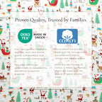 Turkish Cotton Christmas Flannel Sheet - Whittaker Collection