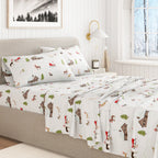 Turkish Cotton Christmas Flannel Sheet - Whittaker Collection